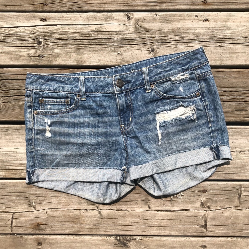 AE Cut Off Jean Shorts